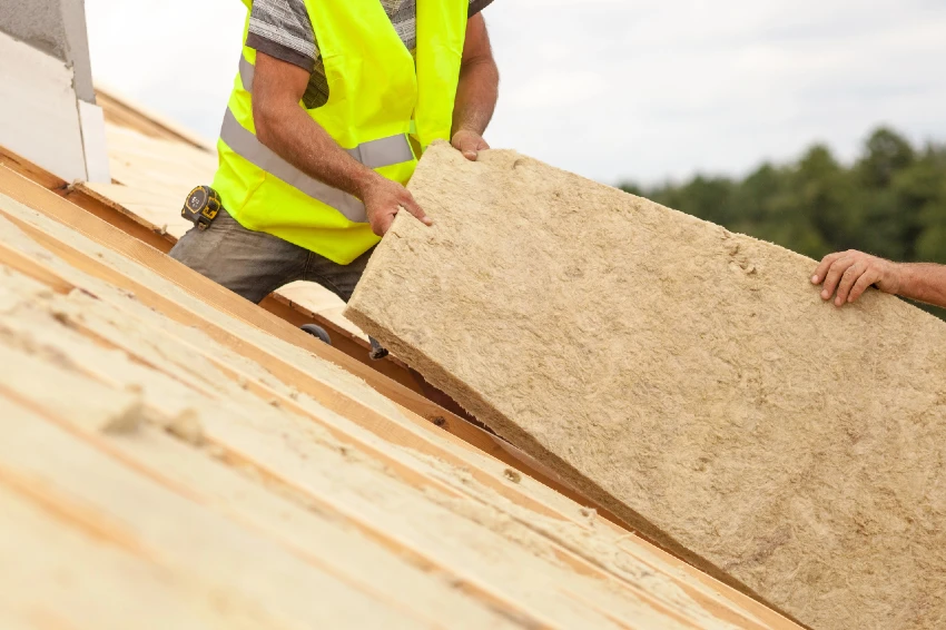 Mineral wool exterior walls