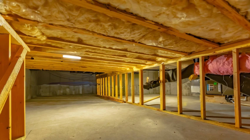 Crawlspace insulation